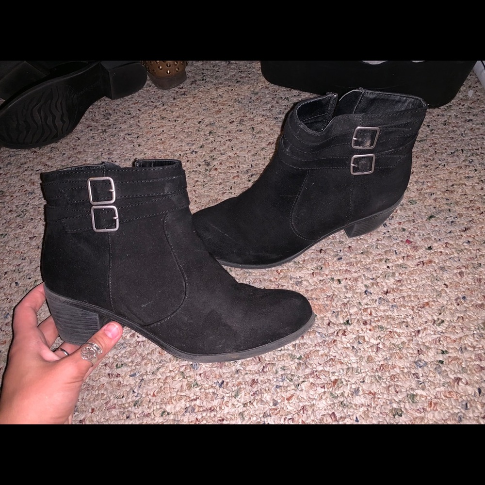 Black booties